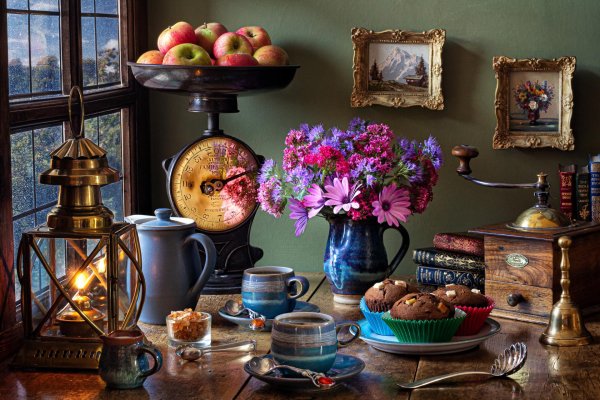 натюрморт кофе