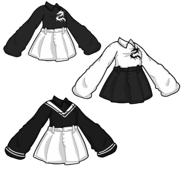 одежда аниме