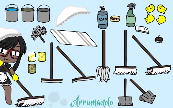 уборщица клипарт