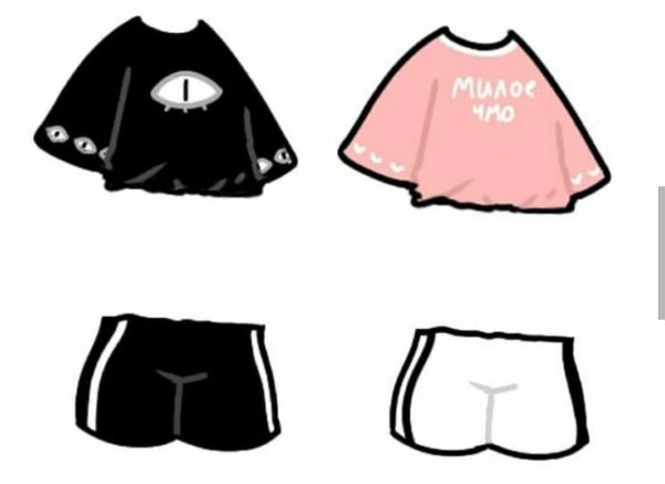 одежда для срисовки