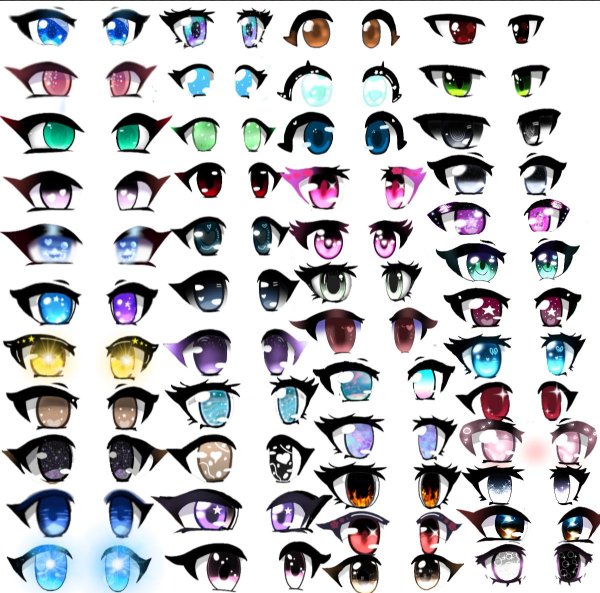 глаза для обработки гача