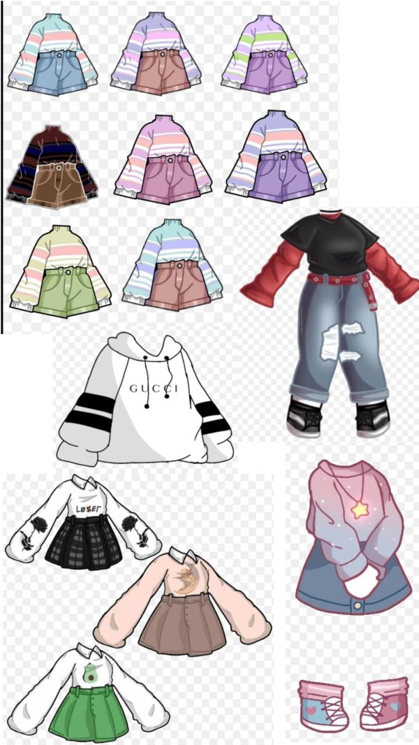 одежда аниме