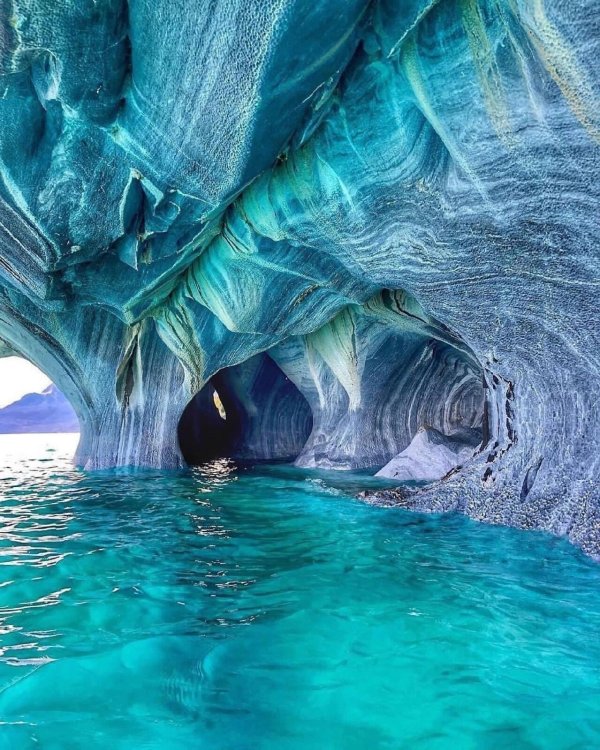 мраморные пещеры чили