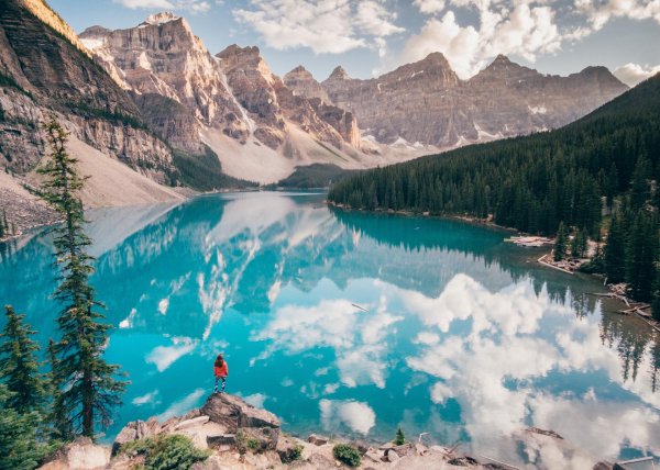 канада озеро морейн