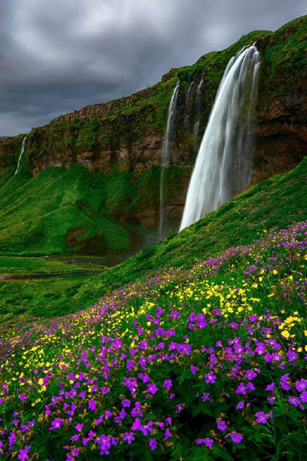 beautiful waterfall