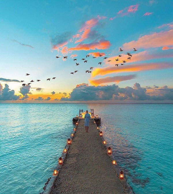 закат красивый