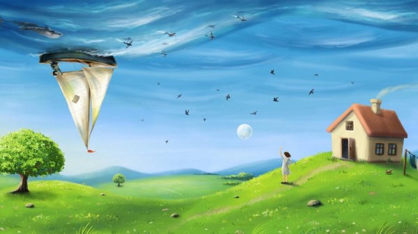 летающий дом