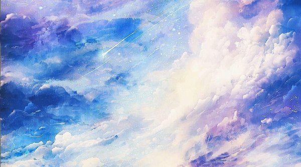 облака живопись