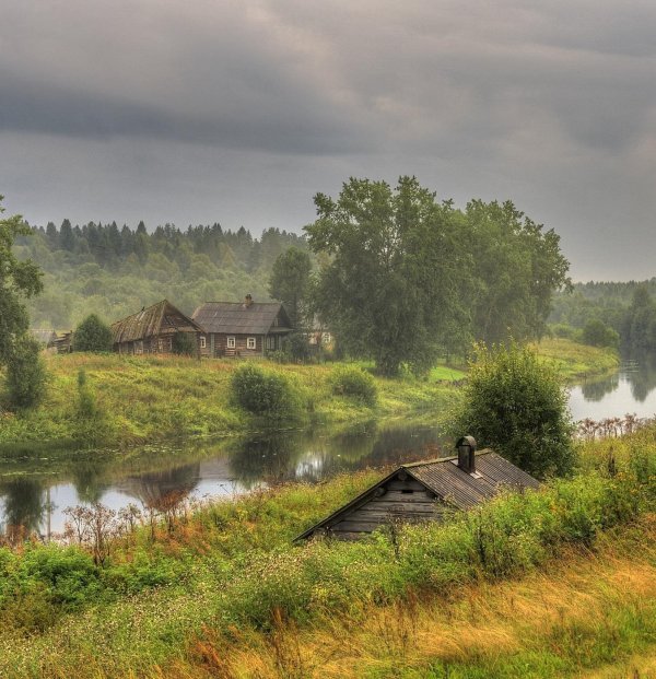 река вышний пенская деревушка