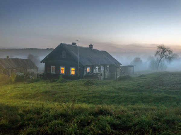 сумерки в деревне