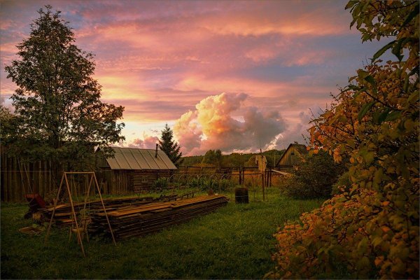 красивые деревенские пейзажи