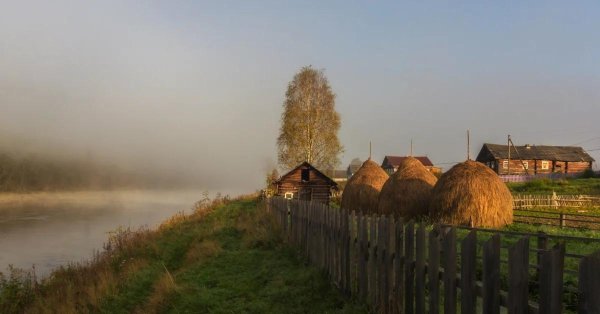 русские просторы деревня