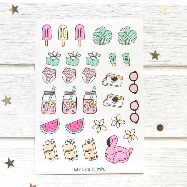 наклейки идеи