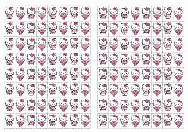 наклейки хелло китти