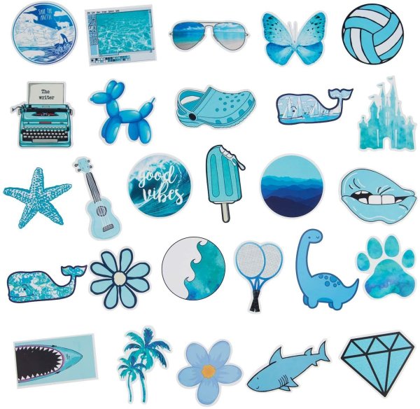 синие стикеры