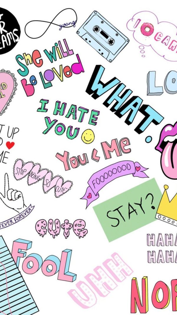 бумажные стикеры