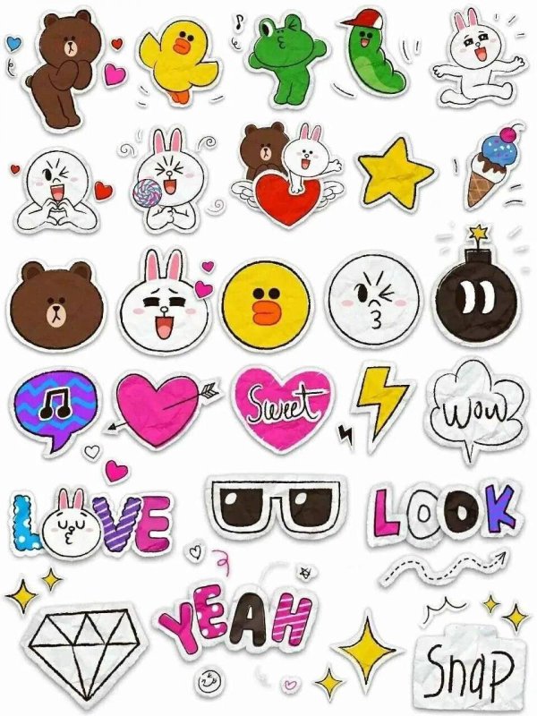 красивая наклейка