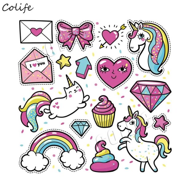 единороги наклейки