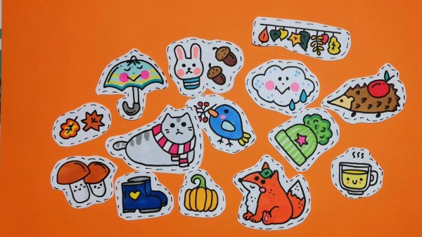 самодельные наклейки