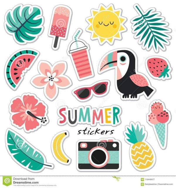 stickers summer