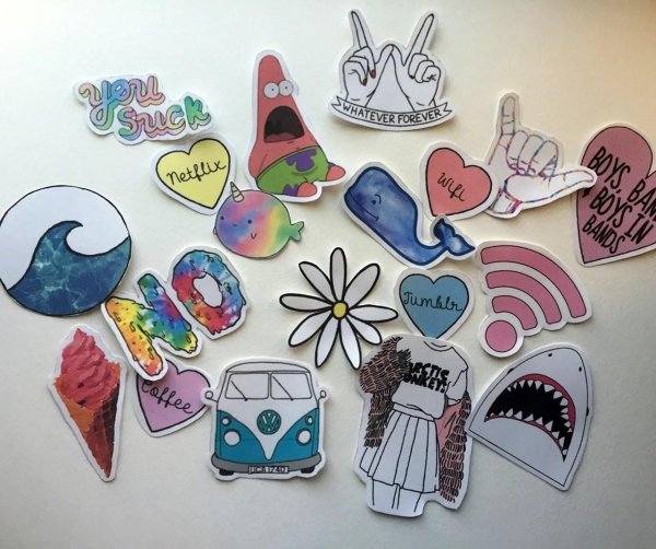 самодельные наклейки