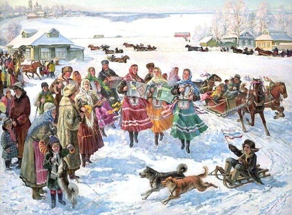 зимние праздники крещение