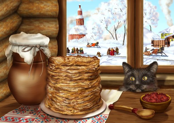 масленица идет