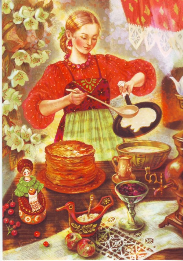русская кухня блины художник таня сытая