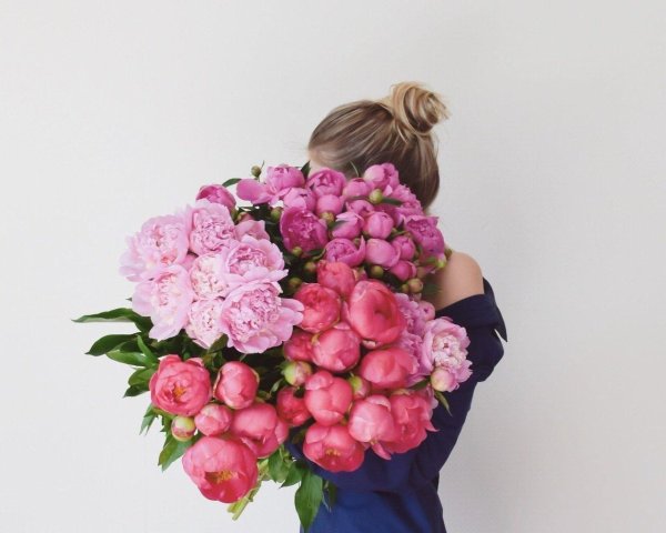 фотосессия с пионами