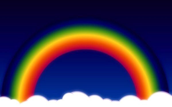 радуга цветная