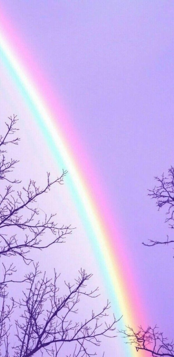 розовая радуга