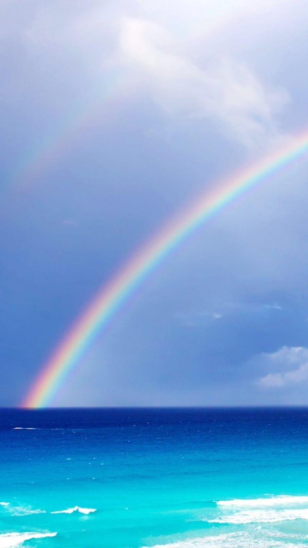 радуга над морем