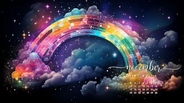 радужные фон