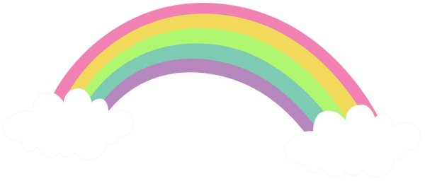 шаблон радуга