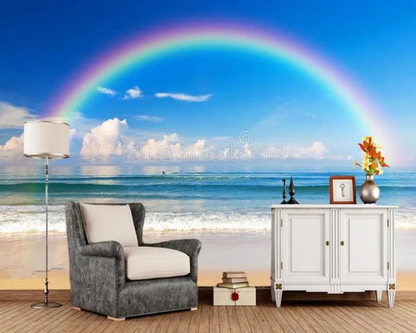 солнце радуга