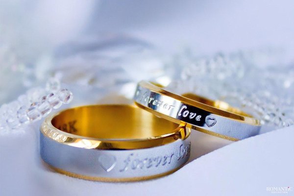 кольцо forever love 18к