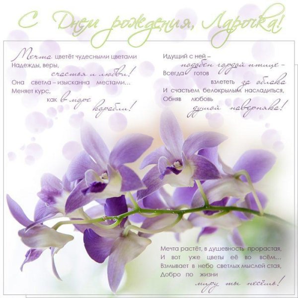 день рождения лариса поздравления открытки
