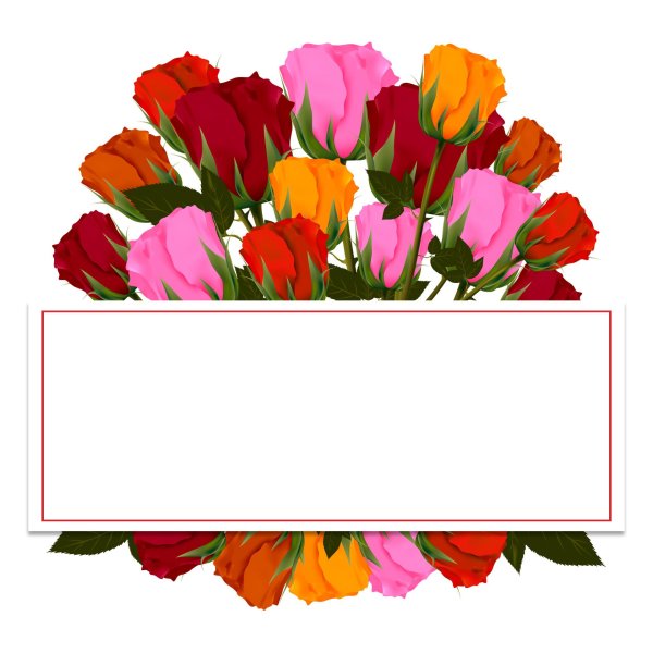 цветочная рамка