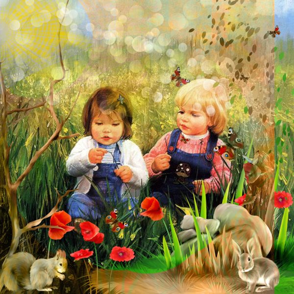 сказочные мальчик и девочка