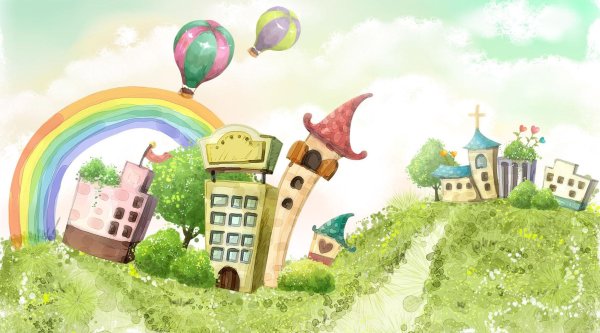 рисунок сказочного города