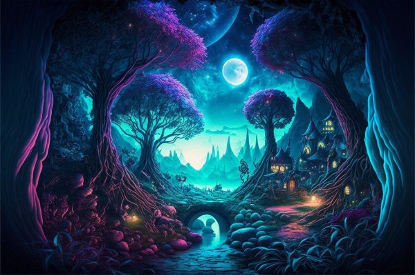 сказочные обои на телефон