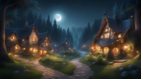 волшебная деревня