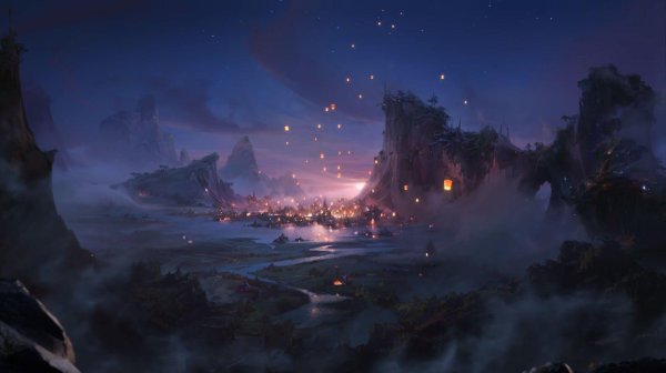 фантастический пейзаж сянься