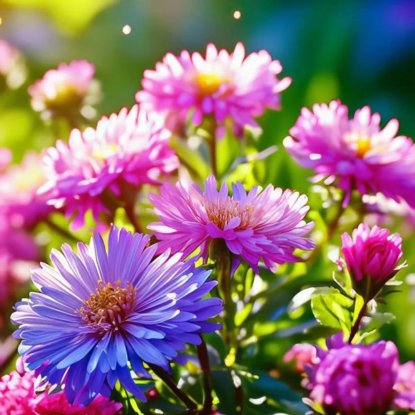 астры красивые