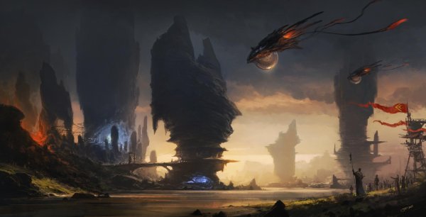 башня фэнтези арт