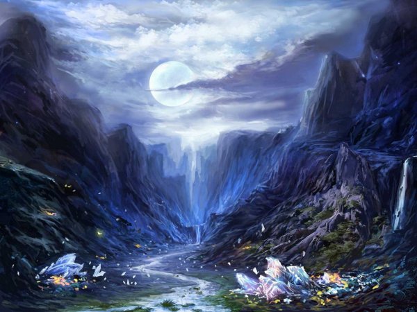 красивое фэнтези пейзаж