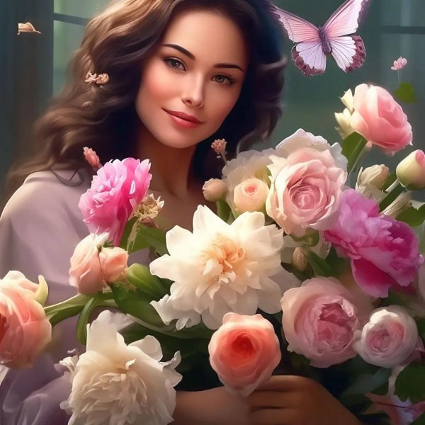 красива женщина