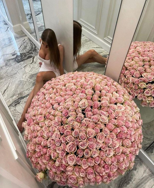 огромные букеты