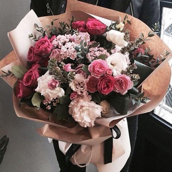 модные букеты