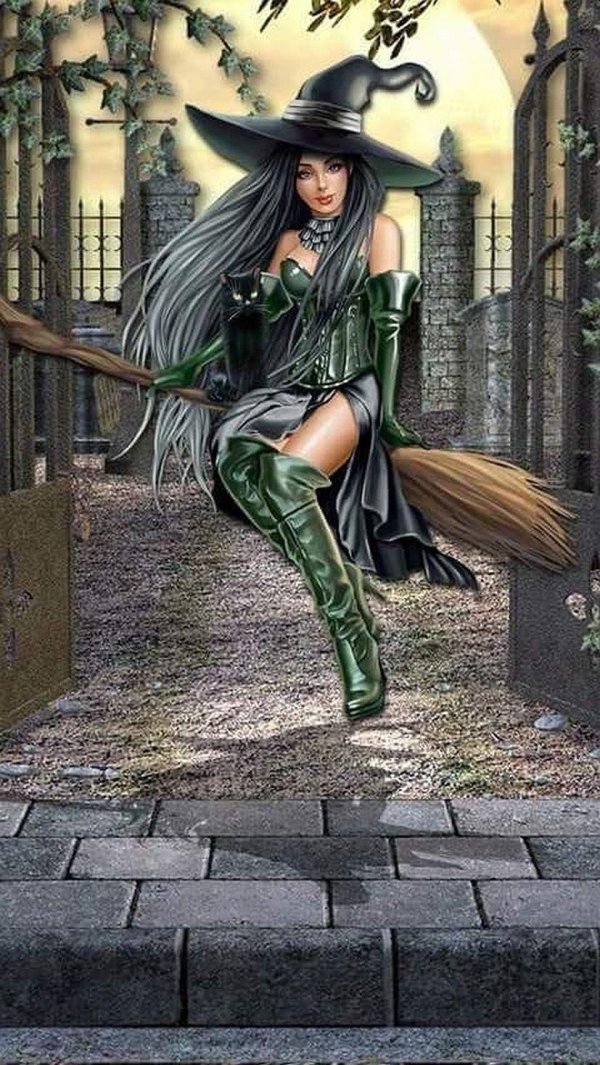 ведьмочка рисунок